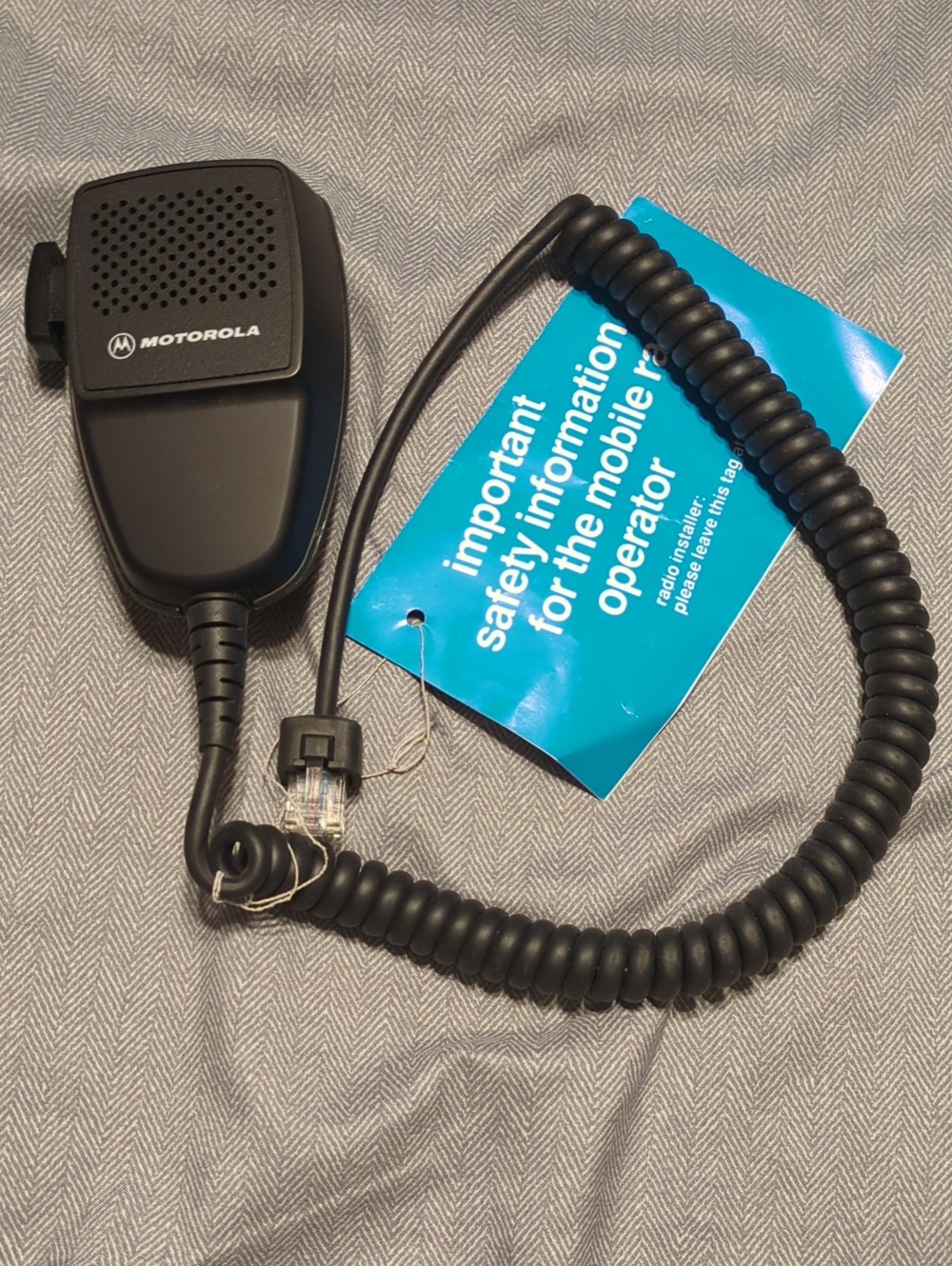 Motorola HMN3596A 8 Pin Mic OEM